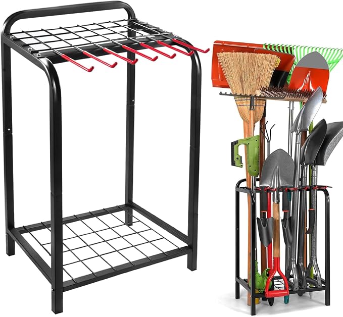 Trieez Garden Tool Organizer for Garage, Yard Tool Organizer by Trieez