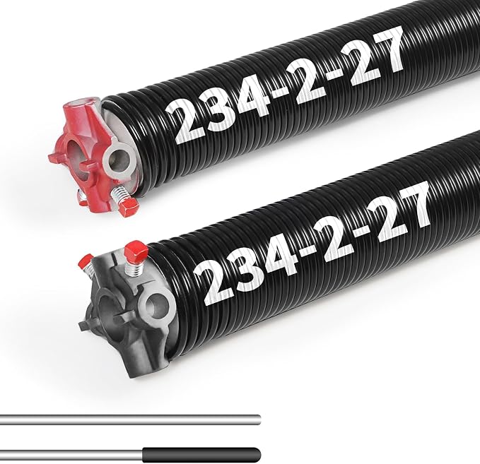 Pair of 2"Garage Door Torsion Springs Set by Jecoupoon