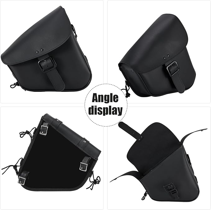 GARGOYLE BELLS Motorcycle Swing Arm Bag Solo Saddle Bags - Image 5