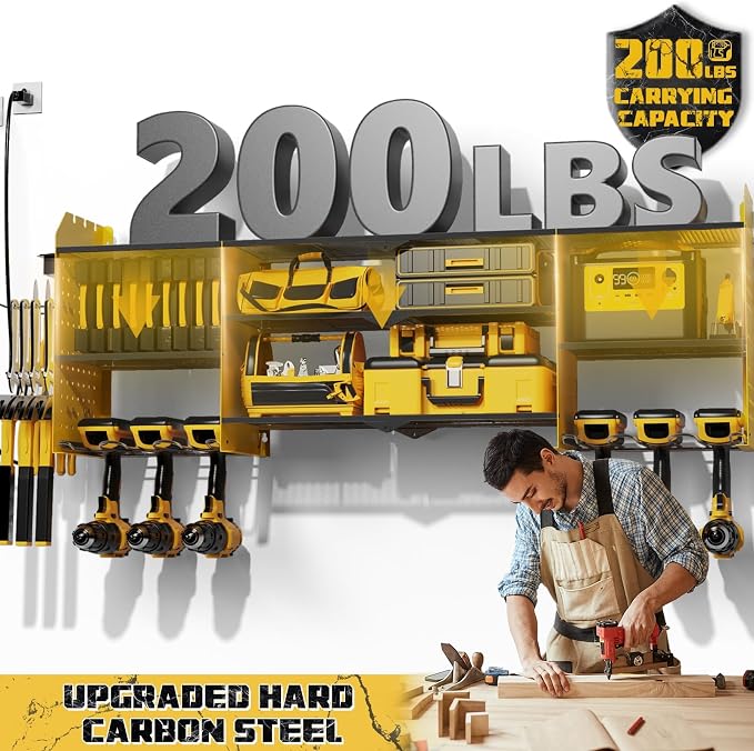45" Large Power Tool Organizer Wall Mount - Image 4