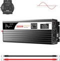 Xijia 3000W Pure Sine Wave Power Inverter DC24V to 110V 120V ac Converter 60HZ by XIJIA