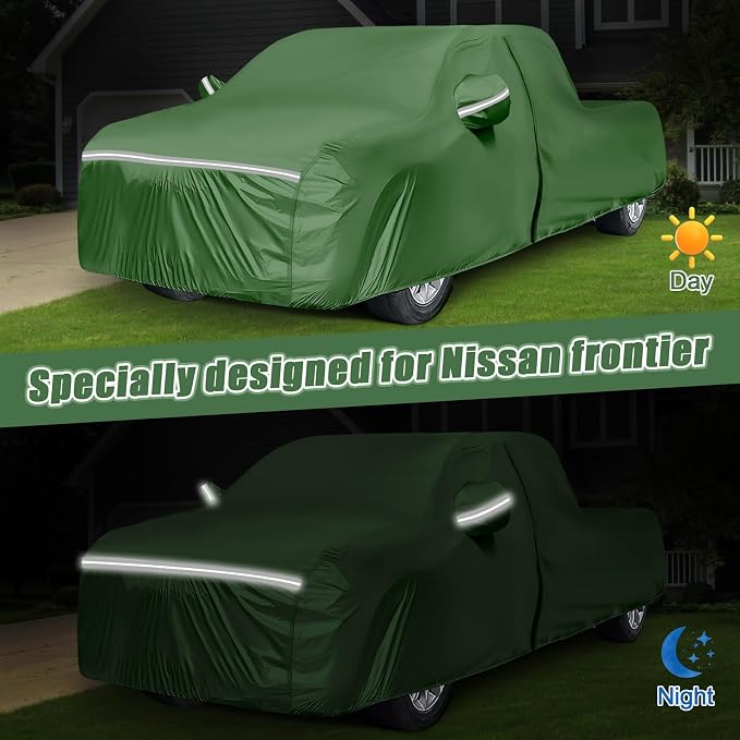 BOSSTONE Car Cover Custom Fit for Nissan Frontier King/Crew Cab Short Bed - Image 8