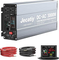 3000 Watt Pure Sine Wave Power Inverter DC 24V to 110V/120V AC Converter by Jecatiy