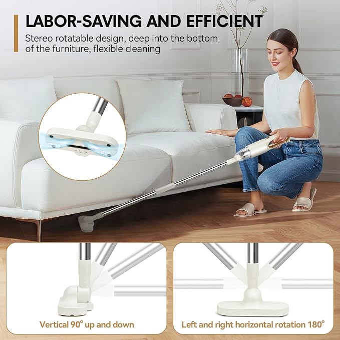 2-in-1 Mini Cordless Vacuum Cleaner, Handheld Vacuum Cleaner, USB Rechargeable - Image 4
