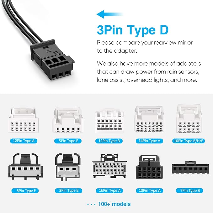Dash Cam Power Adapter, Fit Select Ford F150/Mustang/Edge/Ranger/Bronco - Image 4