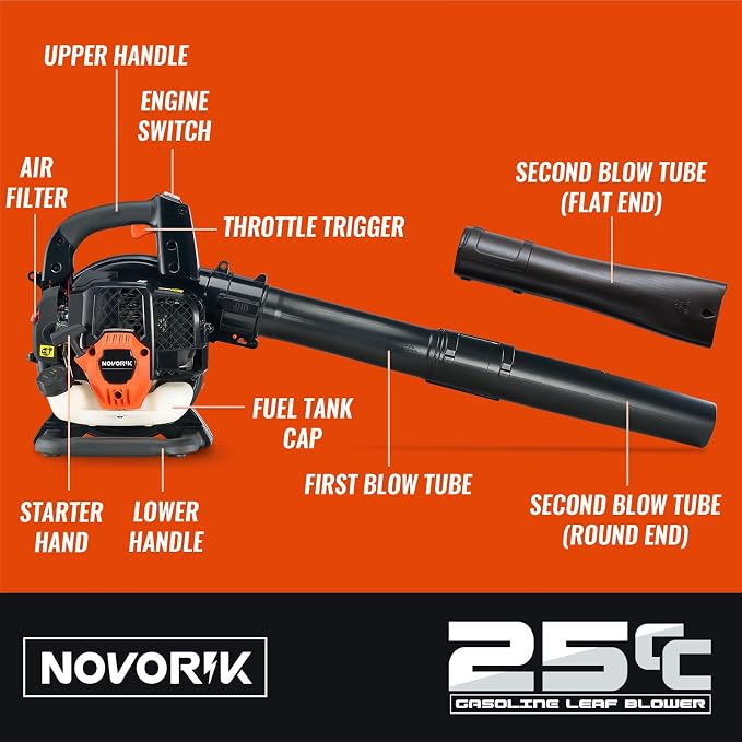 25CC Gas Leaf Blower 420-CFM, 2 Cycle Handheld Leaf Blower - Image 2