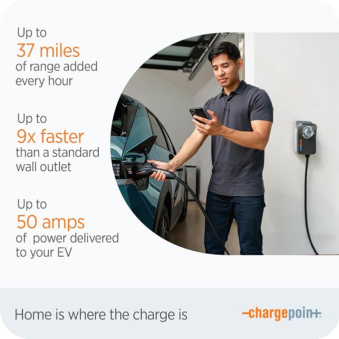 ChargePoint HomeFlex Level 2 EV Charger J1772, Hardwired - Image 6