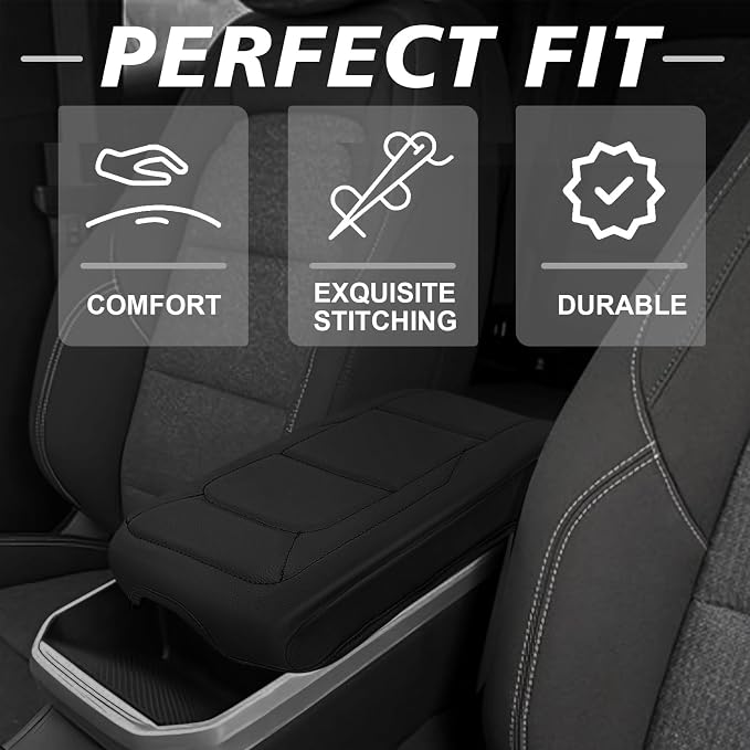 Muslogy Center Console Armrest Cover Compatible - Image 5