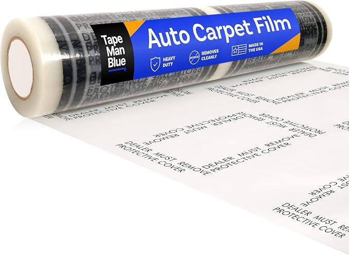Auto Carpet Film, 24” Roll by TapeManBlue