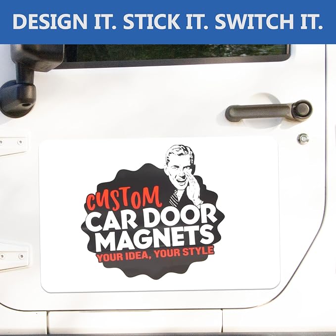 Custom Car Magnet Signs for Businesses 2 pk - Image 2