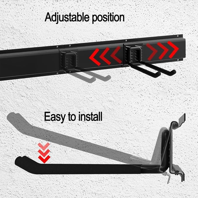 Garage Tool Organizer Wall Mount, Garage Storage, Garage Organization, 64 Inch - Image 4