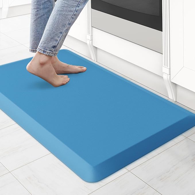 KitchenClouds Kitchen Mat Cushioned Anti Fatigue Kitchen Rug 0.75inch by KitchenClouds