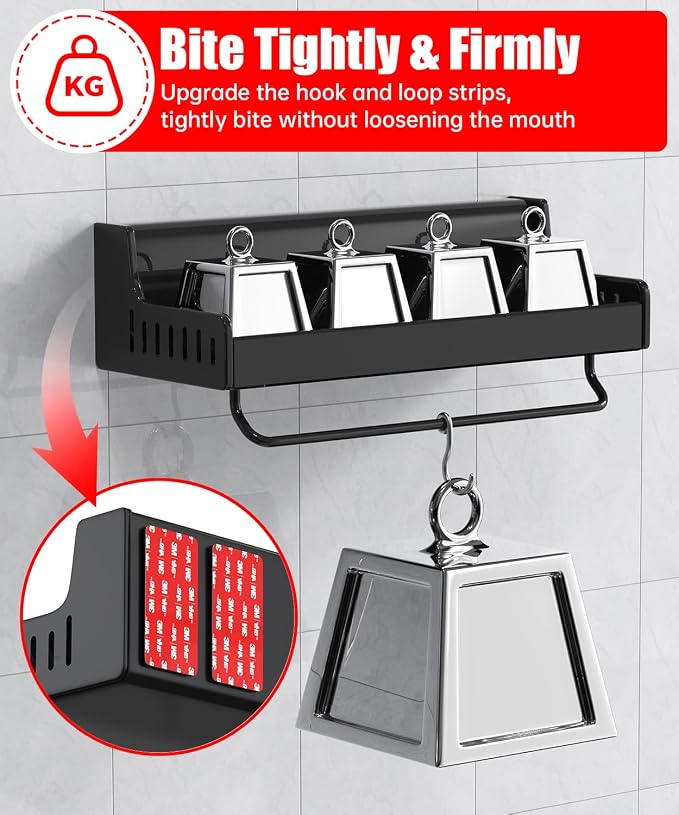 4 inch Large Wide Hook and Loop Strips - Image 2