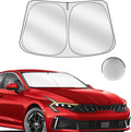 Windshield Sun Shade for Kia K5 2021-2025 Foldable Sunshade Custom Fit Front by SULAGIWINDSHIELDSUNSHADE