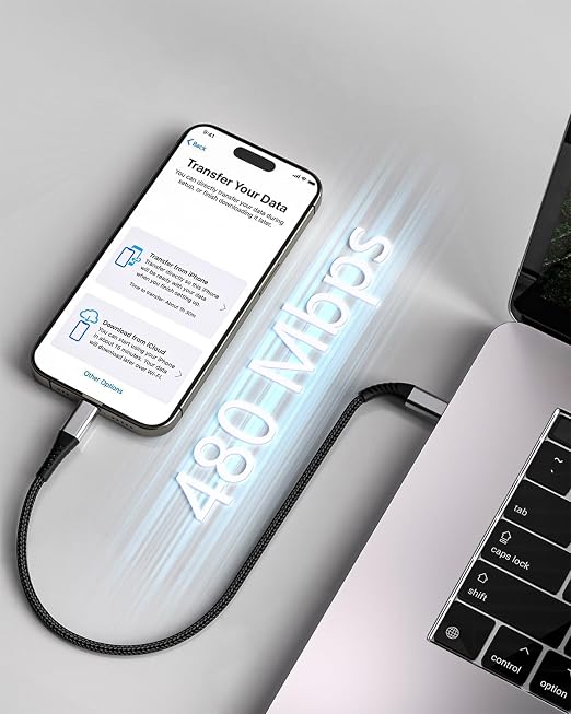 1FT USB C to USB C Cable, Samsung Galaxy S25 A16, Moto G8, Google Pixel - Image 3