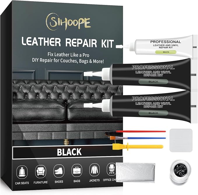 Leather Repair Kit, Car Seats, Jacket & Purse by SIHOOPE