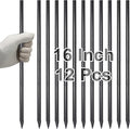 VVOKGO Rebar Stakes 16 Inches Ground Concrete Form Stakes, Straight Metal by VVOKGO