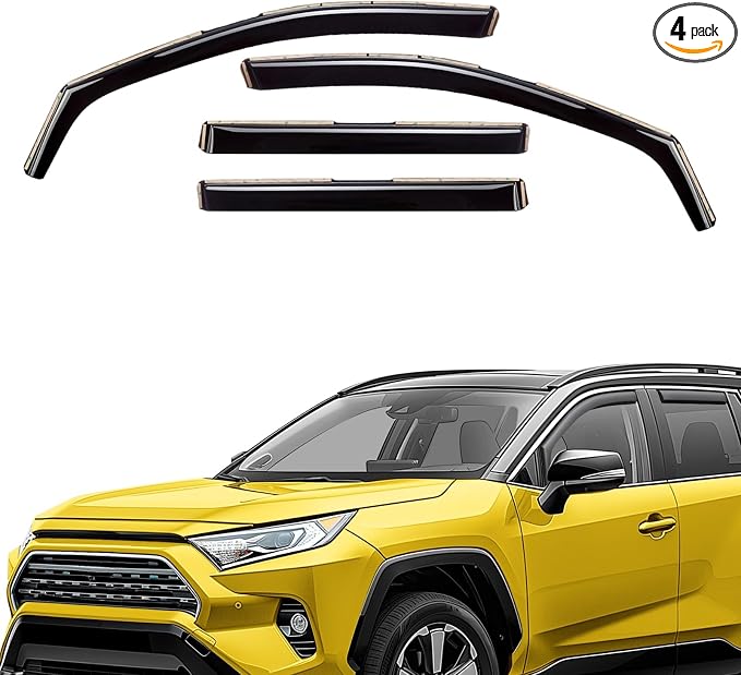 Extra Durable Window Deflectors in-Channel Window Visors Rain Guards Fit by AEROGUYSCustomfitrainguard