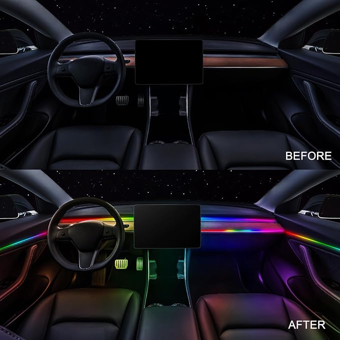 Dreamcolor Acrylic Interior Car LED Strip Light 43-inch, which fit - Image 4