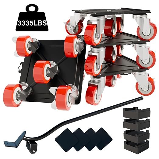 Furniture-Dolly-Furniture-Movers-with-5-Wheels, Furniture Sliders Large Size by KAZBFDUBGivesLovetoFamily