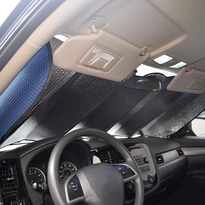 Big Hippo Car Windshield Sun Shade UV Rays Sun Visor Shade, Auto Front Car - Image 5