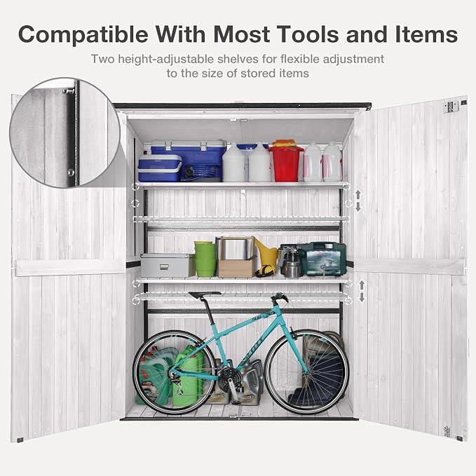 Outdoor Storage Shed with Floor - Image 4