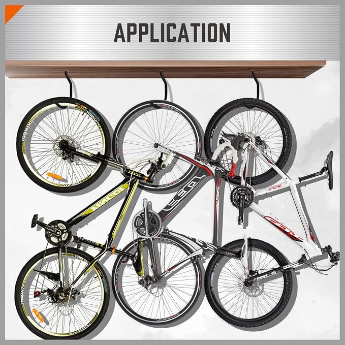 HORUSDY 6 Pack Heavy Duty 6 inches, Capacity 100 LBS, Wall and Bike Hooks - Image 7