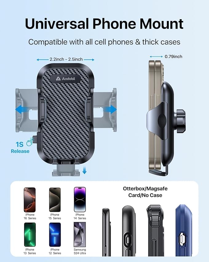 andobil Military-Grade Cup Phone Holder - Image 8