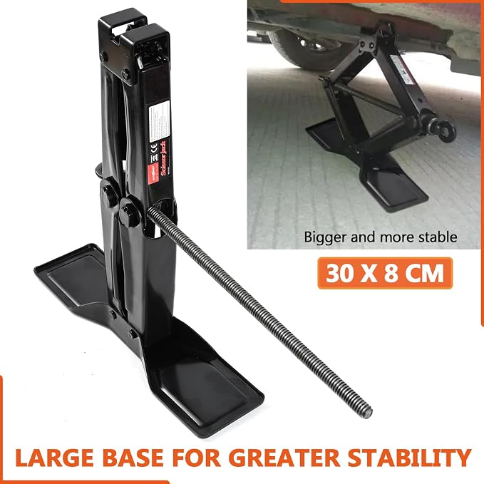 Car Jack Kit Scissor Jack for Car-2Ton, Portable Jack Tire Change Kit Deal for - Image 6