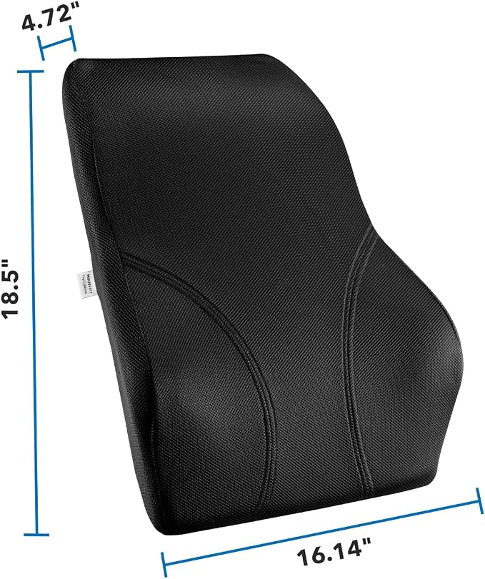 Mount-It! Office Chair Cushion, Lumbar Support Pillow - Image 9