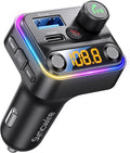 Syncwire Bluetooth 5.4 FM Transmitter Car Adapter 42W Wireless FM Radio Stereo by SYNCWIRE