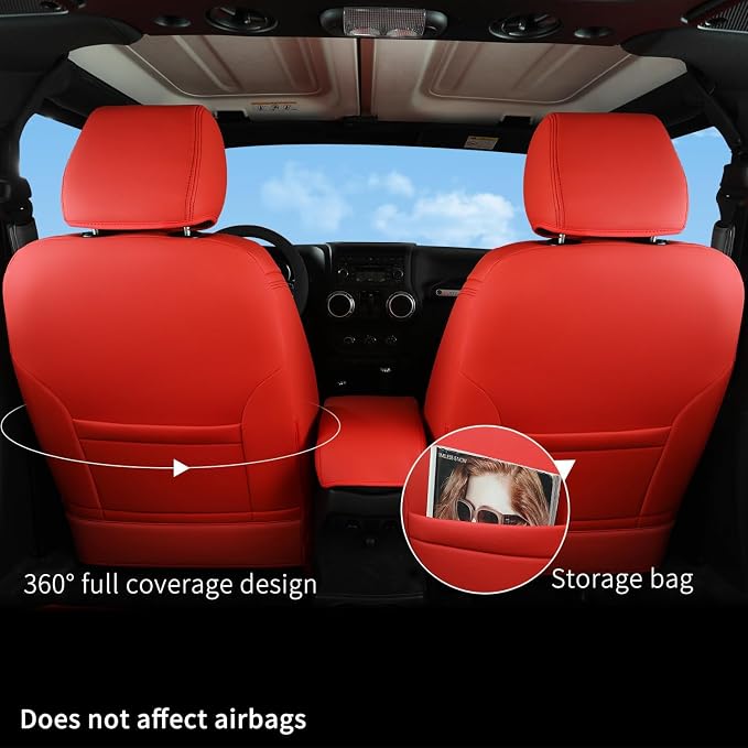 GIANT PANDA Customized Front Car Seat Covers - Image 7