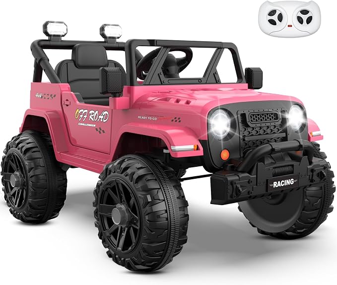 12V Ride On Truck Car with Remote Control, Kids Electric Vehicles with by ARBELIofficial