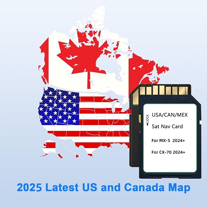 2025 Upgraded KMV6 66 EZ1B Navigation SD Card Map USA/CAN/MEX CX-5, CX-30/Model - Image 4