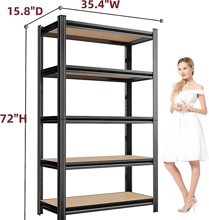 Garage Shelves, 72”H Adjustable Shelves - Image 3