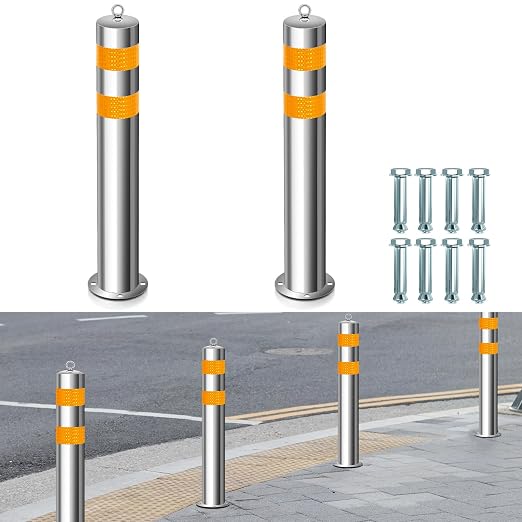 31.5 Inch Stainless Steel Bollard Post by Yaocom