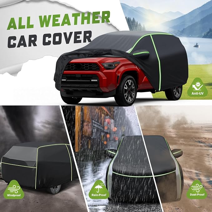 Mixsuper Liner Car Cover for Toyota 4Runner 2002-2026, 7 Layers Waterproof Car - Image 4