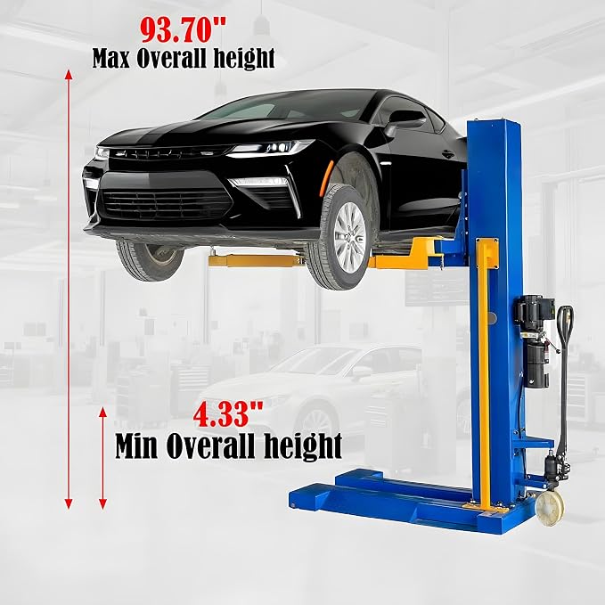 Car Lift Single/2 Post Auto Lifts, 6200/9000/10000LBS Capacity, 240V Hydraulic - Image 3