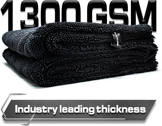 Blackline Car Drying Towel - 2ft x 3ft XL - Image 4