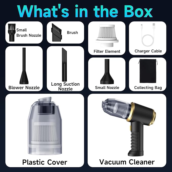 Car Vacuum Portable Cordless - Image 7