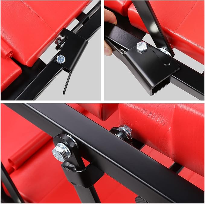 DNA Motoring TOOLS-00192 48" 2 IN 1 Folding Rolling Garage Shop Creeper Roller - Image 6