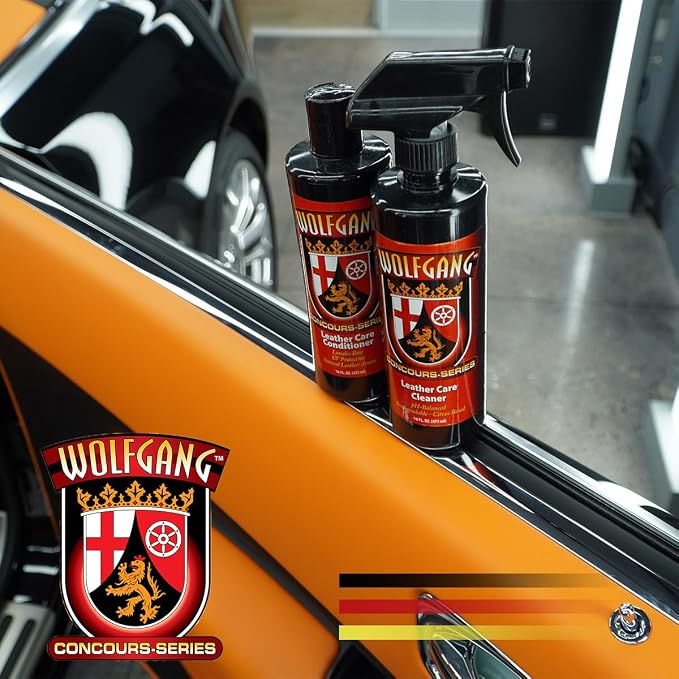 WOLFGANG CONCOURS SERIES Leather Care Combo | Leather Cleaner & Conditioner Kit - Image 2
