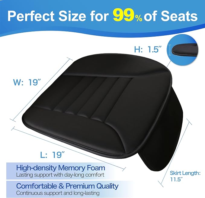Premium Car Seat Cushion, Driver Cushion - Image 3