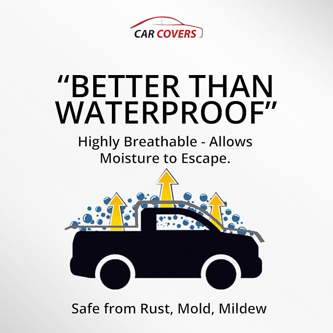 Car Covers Weatherproof Max Truck Cover & Warranty Compatible - Image 3