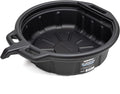NEIKO 20760A Large Oil Drain Pan, 4 Gallon Capacity, Motor Oil Drip Catcher Pan by NeikoTools