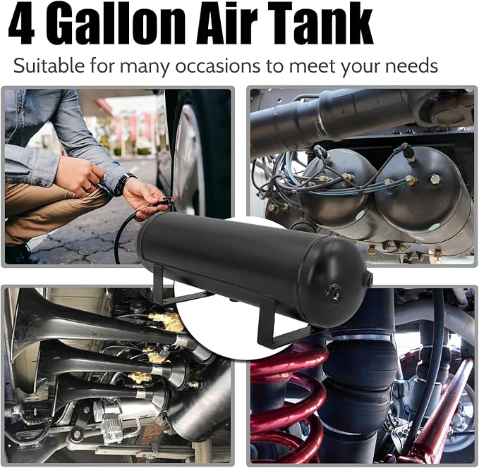 4 Gallon Air Tank for Suspension/Air Ride/Bag/Car Train Truck Horn 15 Liter - Image 4