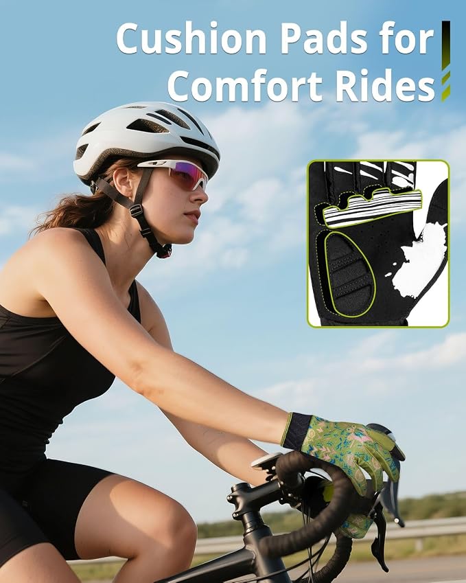 RIGWARL Skeleton Motorcycle Gloves Men Women Touchscreen, Non-Slip Mountain - Image 2