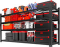 Storage Shelves, Garage Shelving Heavy Duty 2640LBS Capacity, 4 Tier Utility by Unknown