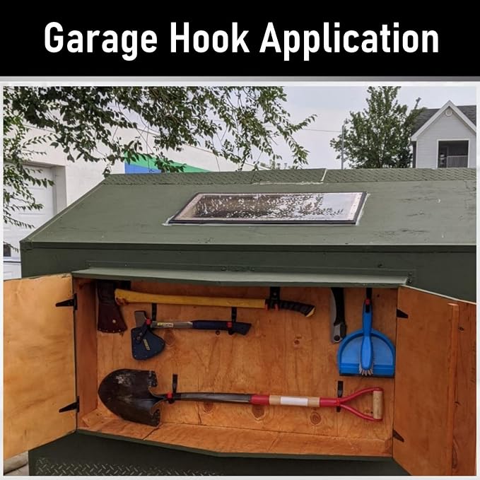 20 Pcs Heavy Duty Garage Storage Utility Hooks, 4.1Inch J Hangers Wall Hooks - Image 3