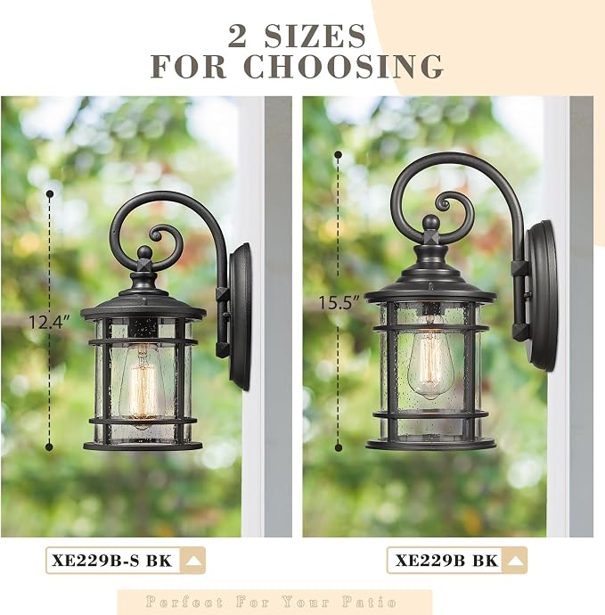 Emliviar Modern Porch Lights 2 Pack - Image 5